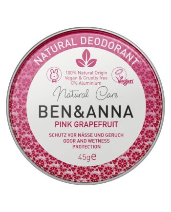 Ben & Anna Φυσικό Αποσμητικό Pink Grapefruit σε tin box 45g