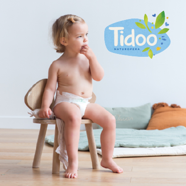 Οικολογικές Πάνες για Νεογέννητα 16-30kg Νο6 Tidoo