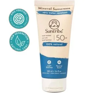 Mineral Sunscreen SPF 50 με Zinc Oxide Suntribe 100ml
