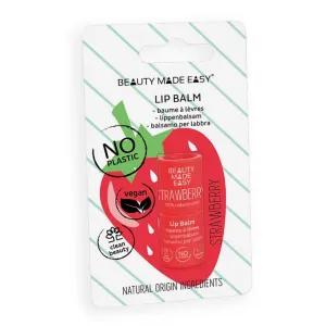 Beauty Made Easy Vegan Tinted Lip Balm Strawberry 6gr