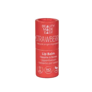 Beauty Made Easy Vegan Tinted Lip Balm Strawberry 6gr